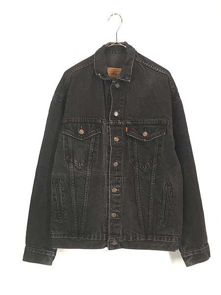 古着 90s USA製 Levi's 70507-4159 デカタグ サルファ ブラック デニム