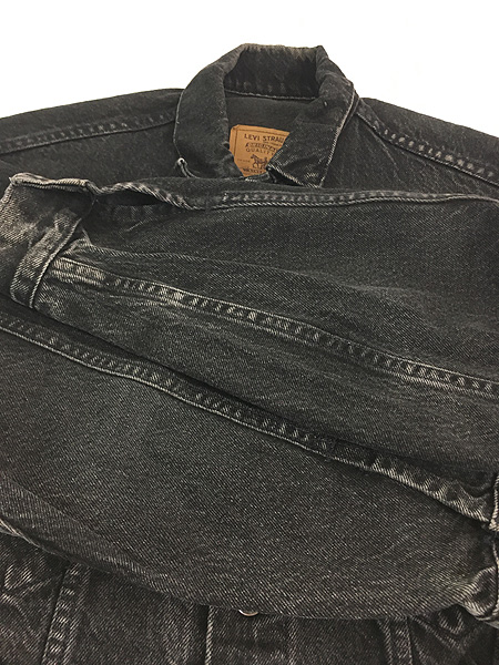 古着 90s USA製 Levi's 70507-4159 デカタグ サルファ ブラック デニム