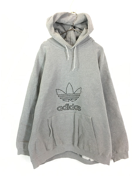 古着 90s USA製 adidas BIG トレフォイル 刺しゅう ラグラン