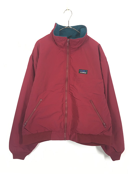 古着 80s USA製 LL Bean 「Warm-up Jacket」 フリース ライナー