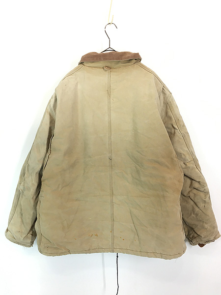 古着 90s USA製 Carhartt ブラウン ダック パデット トラディショナル