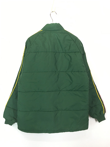 古着 70s USA製 Swingster 「DEKALB」 袖ライン パデッド ナイロン