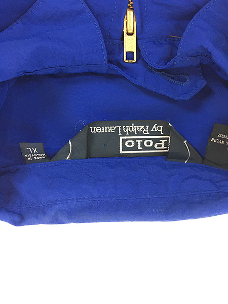 古着 90s Polo Ralph Lauren ワンポイント ナイロン スウィングトップ