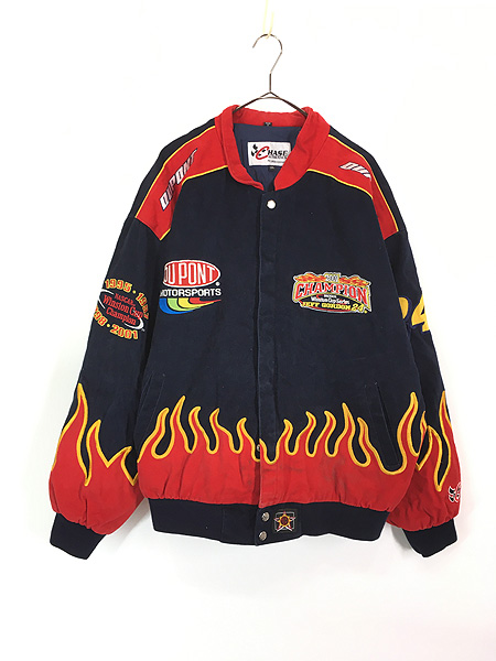 古着 00s CHASE 「DUPONT」 ファイヤー パターン No24 Jeff Gordon