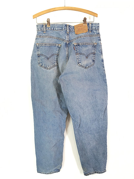 古着 00s Levi's 560-4891 ブルー デニム バギー パンツ ジーンズ 強
