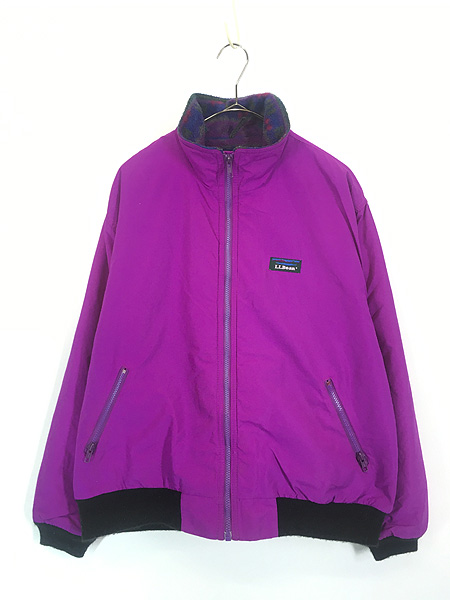 古着 80s LL Bean 「Warm-up Jacket」 ネイティブ フリース ライナー