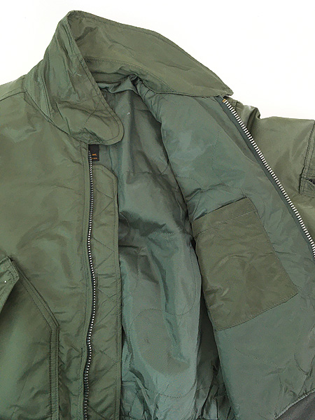 古着 90s USA製 Alpha Industries CWU-45/P(N) ミリタリー パデッド