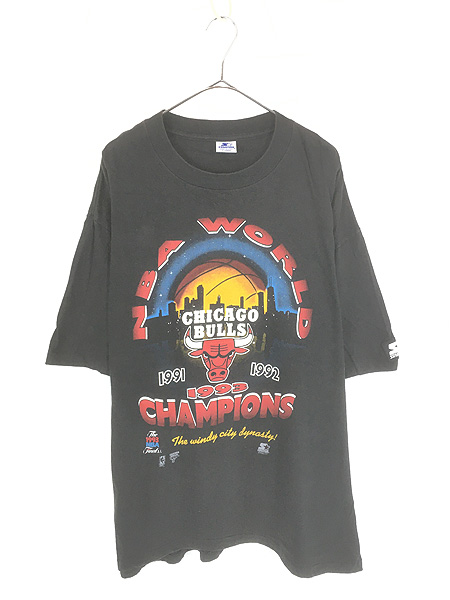 古着 90s USA製 NBA Chicago BULLS ブルズ 「NBA WORLD」 チャンピオン
