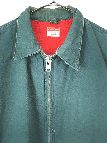 古着 60s BIG MAC PENNEY'S レッド ブランケット ライナー フルジップ
