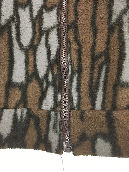 古着 80-90s USA製 Cabela's TREBARK リアルツリー カモ 迷彩 フリース