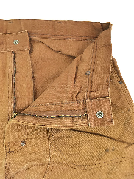 古着 60-70s USA製 Lee ブラウン ダック Wニー ペインター ワーク