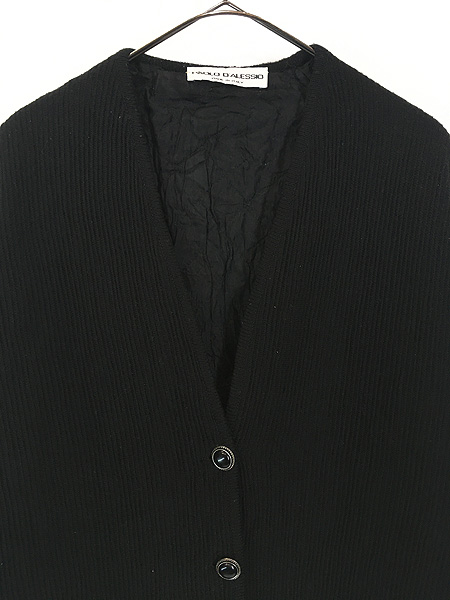 レディース 古着 90s Italy製 PAOLO O' ALESSIO 裏地キルティング 縦縞