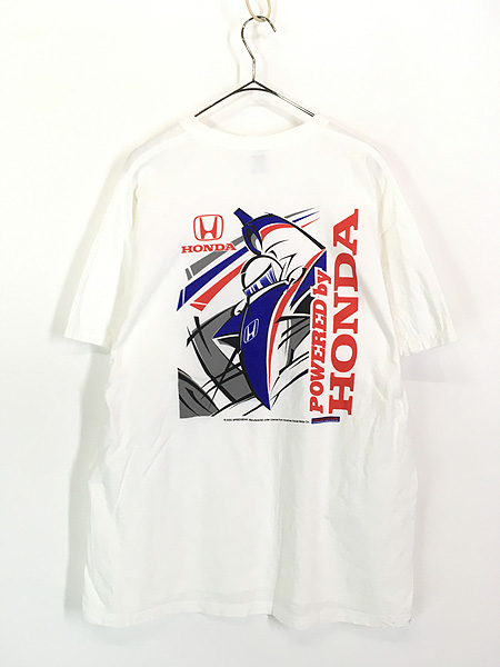古着 00s USA製 HONDA ホンダ 車 企業 Tシャツ XL 古着【30off