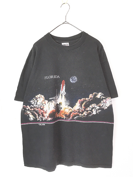 古着 90s USA製 FLORIDA ケネディ宇宙センター スペースシャトル
