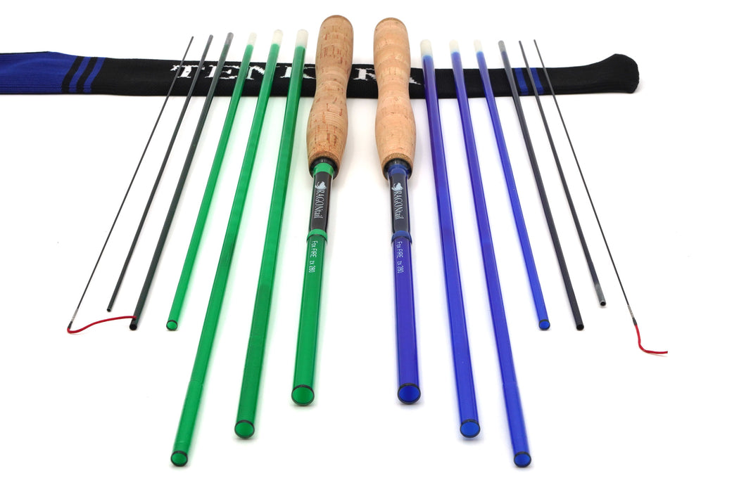 FoxFIRE zx280 Zoom Fiberglass-Hybrid Tenkara Rod — DRAGONtail Tenkara