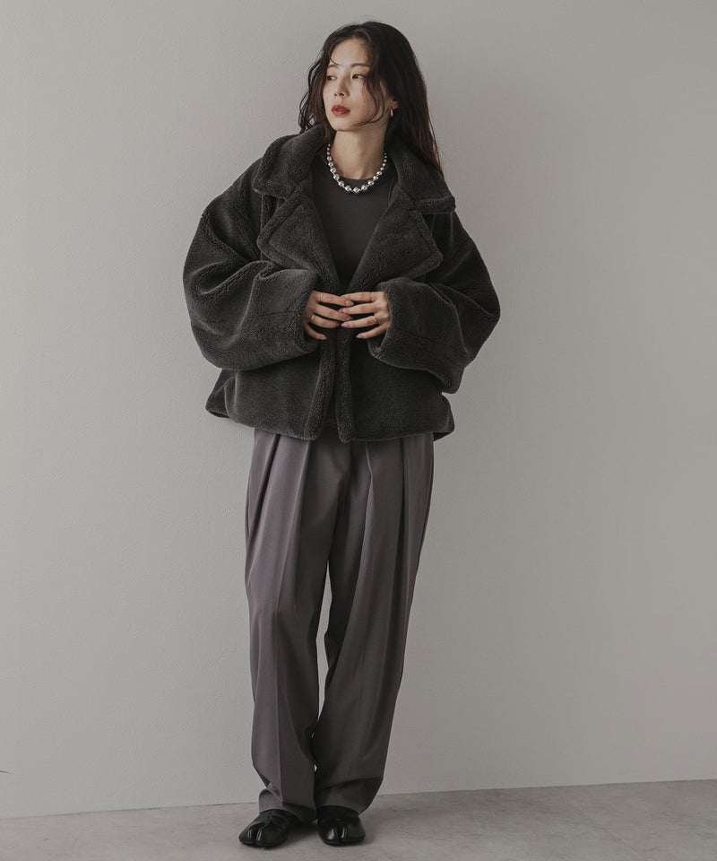 テディベアショートコート – レディースファッション通販の夢展望【公式】