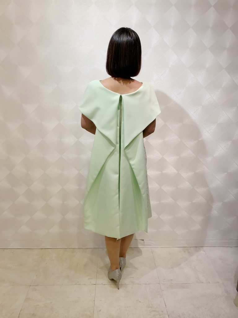 CELFORD セルフォード ミントジャガードケープドレス | 結婚式