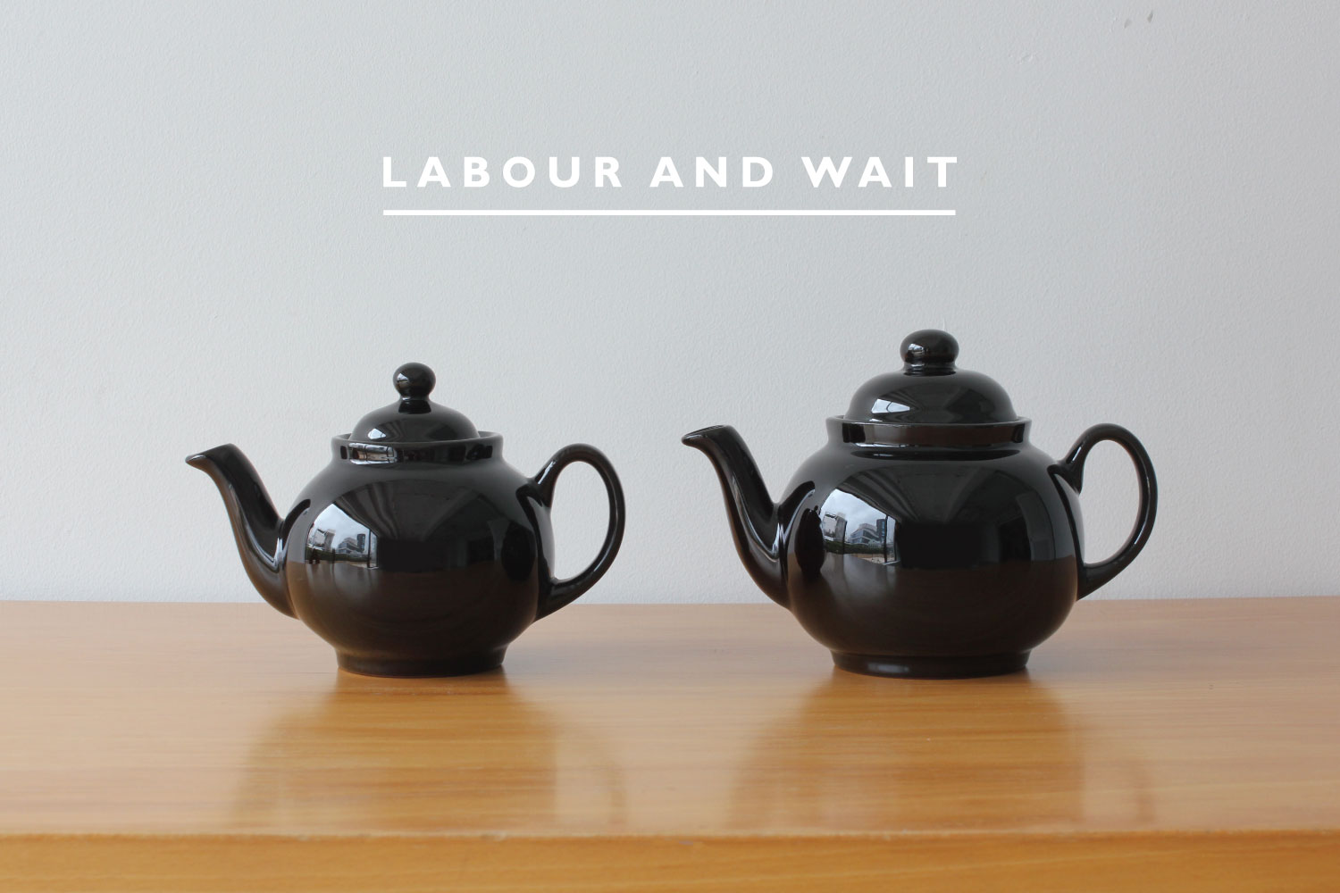 LABOUR AND WAIT - BROWN BETTY TEAPOT