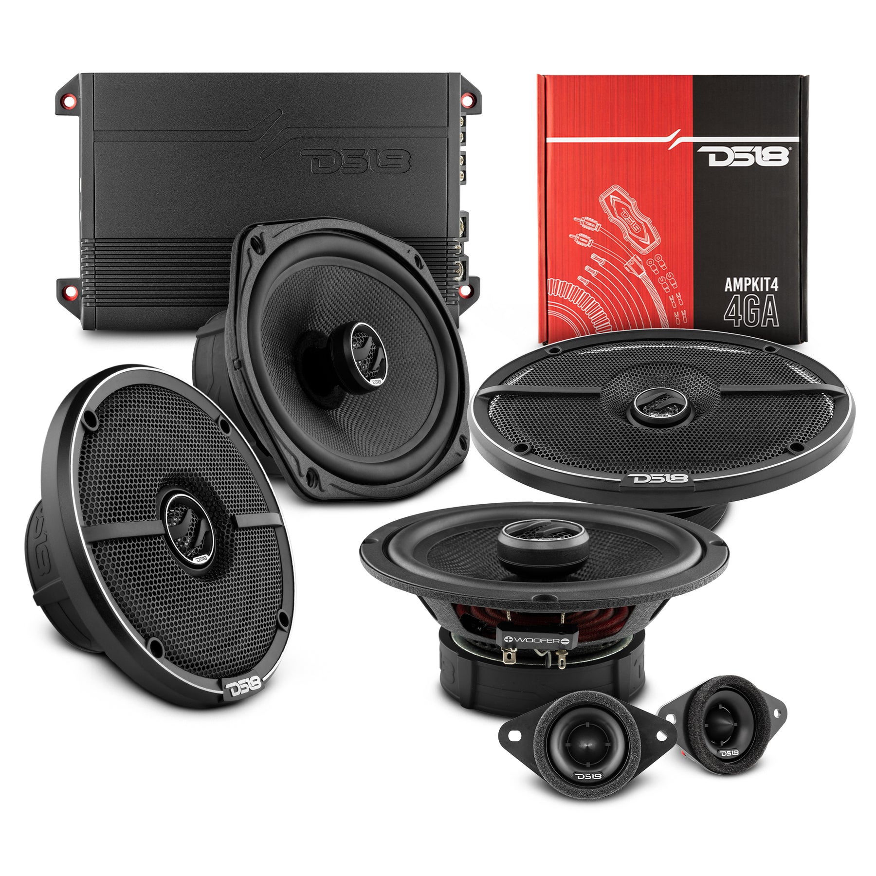 DS18 2008-2019 Toyota Highlander Front and Back Doors Speaker