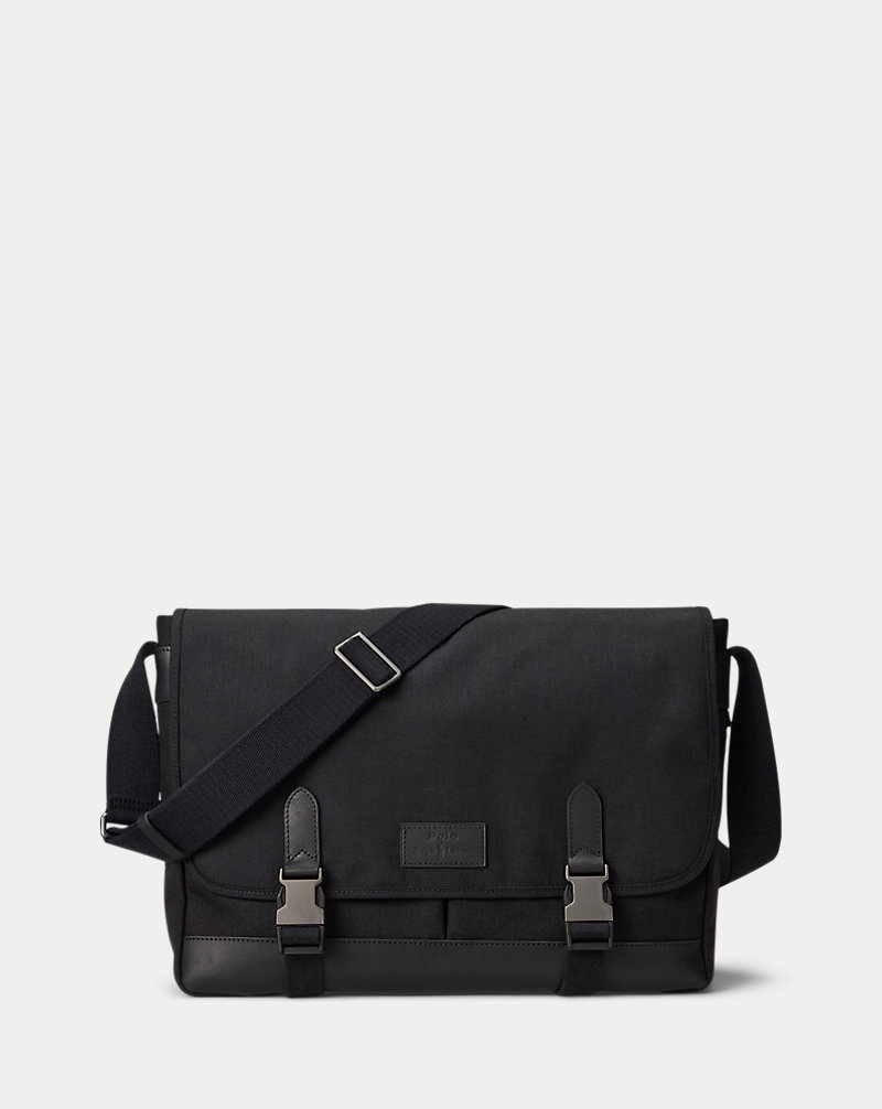 レザートリム トラベル メッセンジャー バッグ | ラルフ ローレン公式