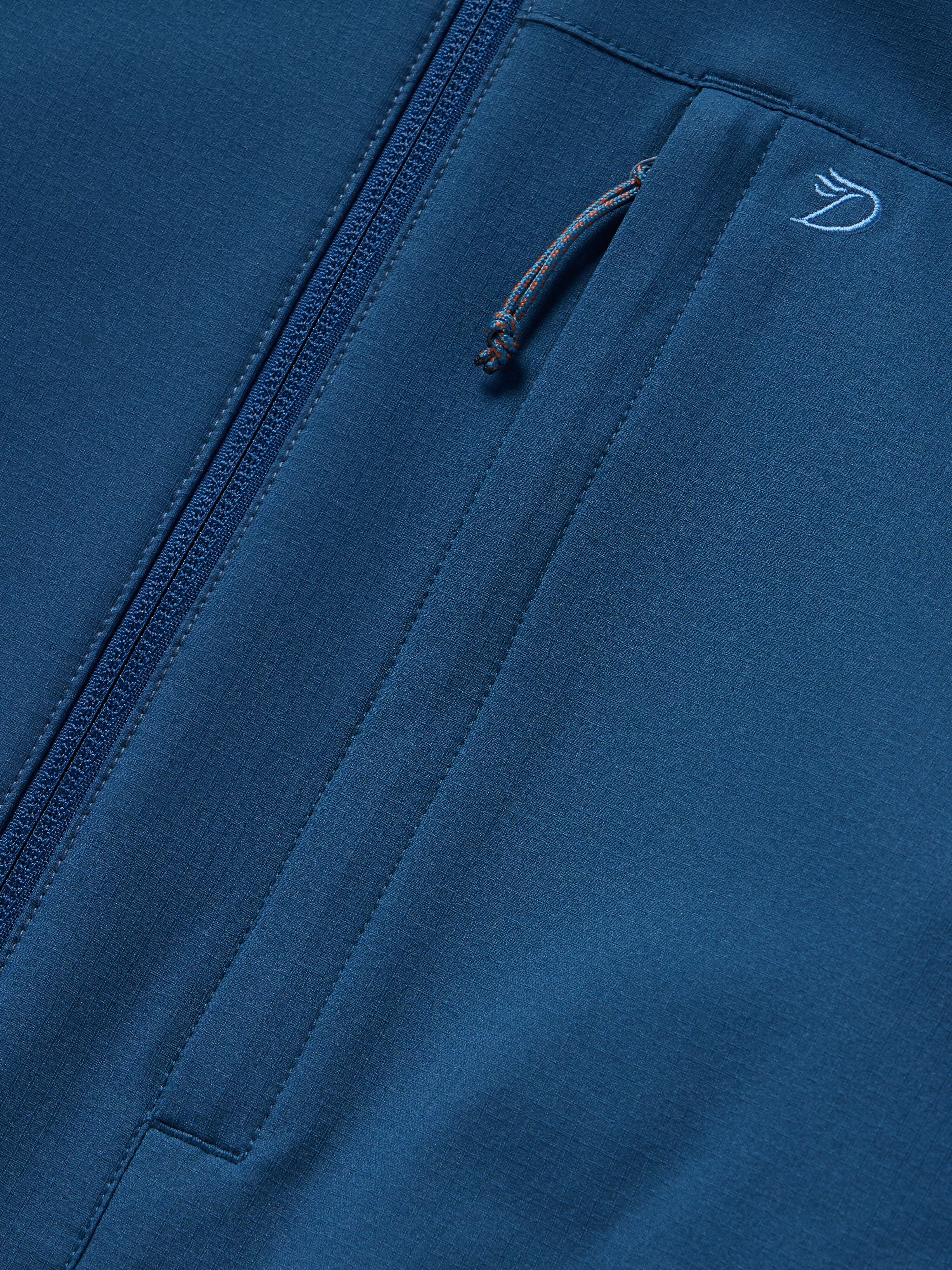 M's Lightweight Grid Tech Fleece Half Zip - Bering Sea/Navy