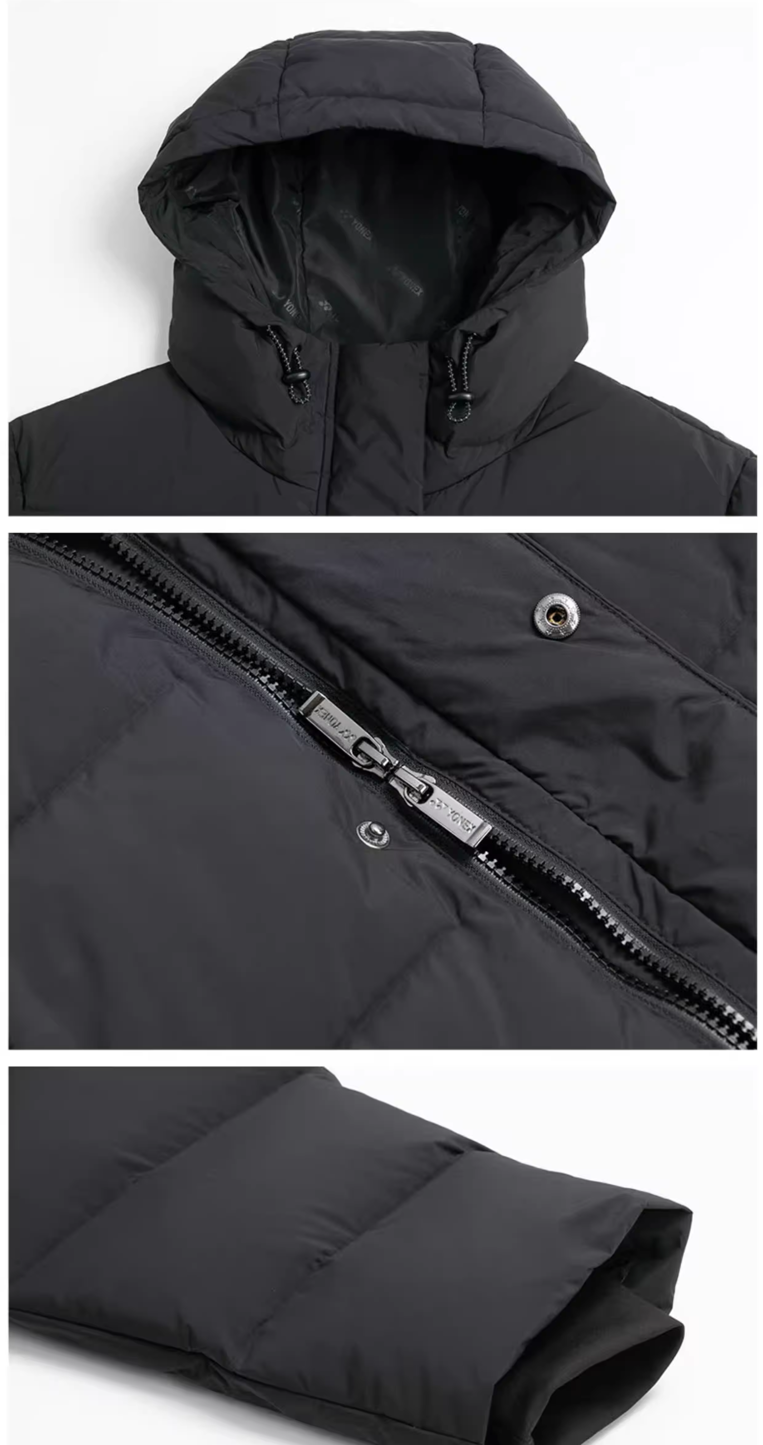 YONEX Men's Long Down Jacket 190064BCR – e78shop