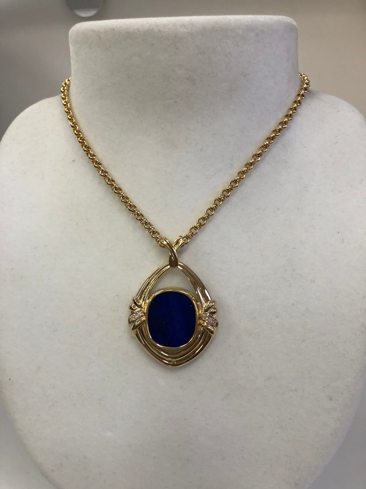 K18 ラピスラズリ ネックレス – 株式会社フイッシュランド エコジェイ