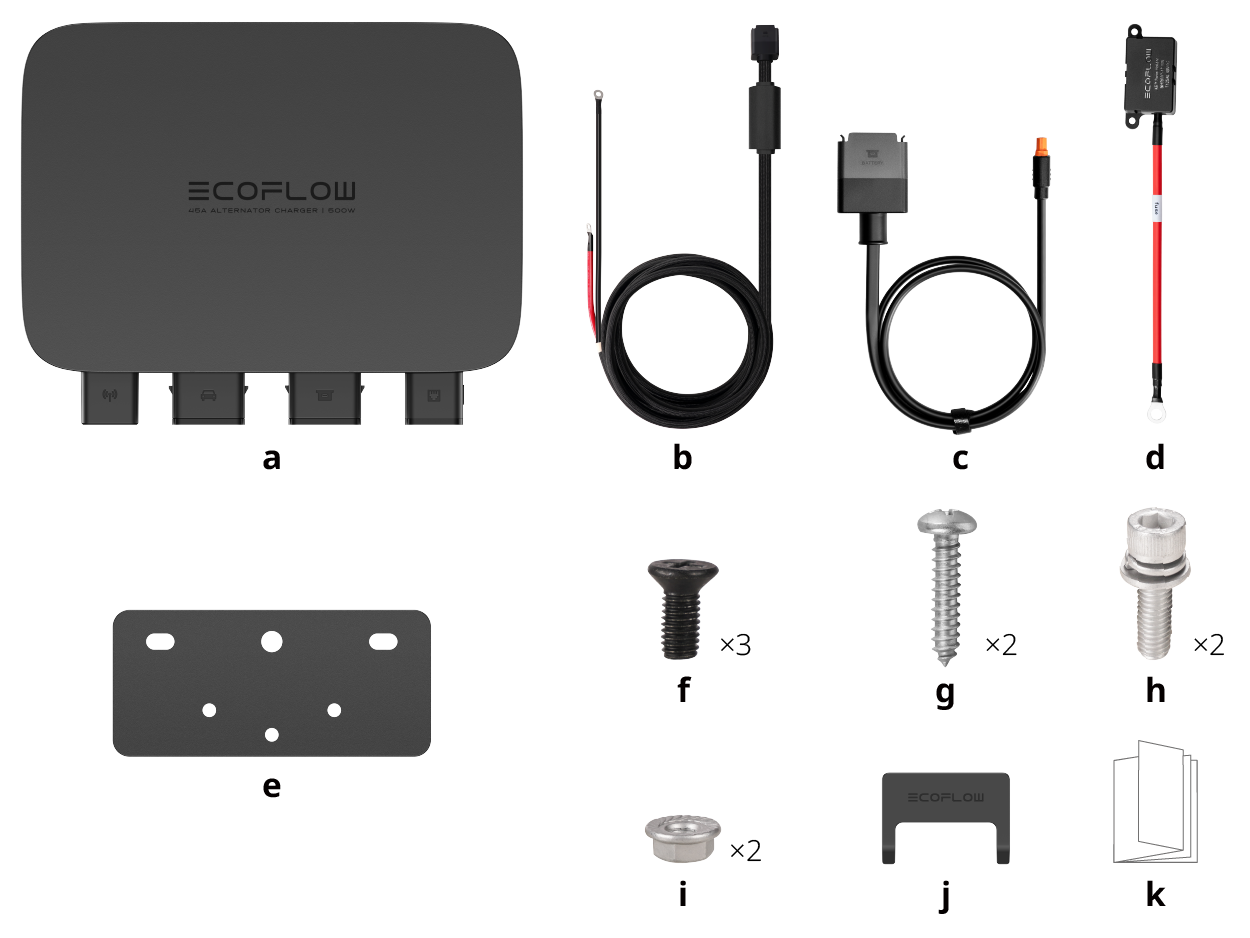 EcoFlow 500W Alternator Charger - ユーザーマニュアル