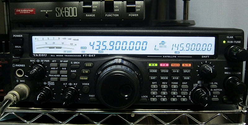 YAESU FT-847M HF/VUオールモード 送受信確認 50w YAESU FT-847M HF/VU
