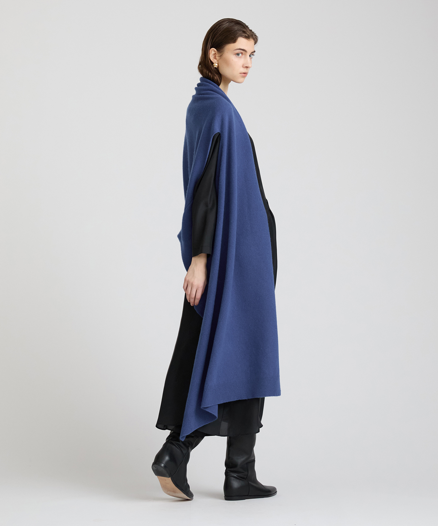 シルクハブタエギャザーワンピース ｜ハウス オブ ロータス＜HOUSE OF