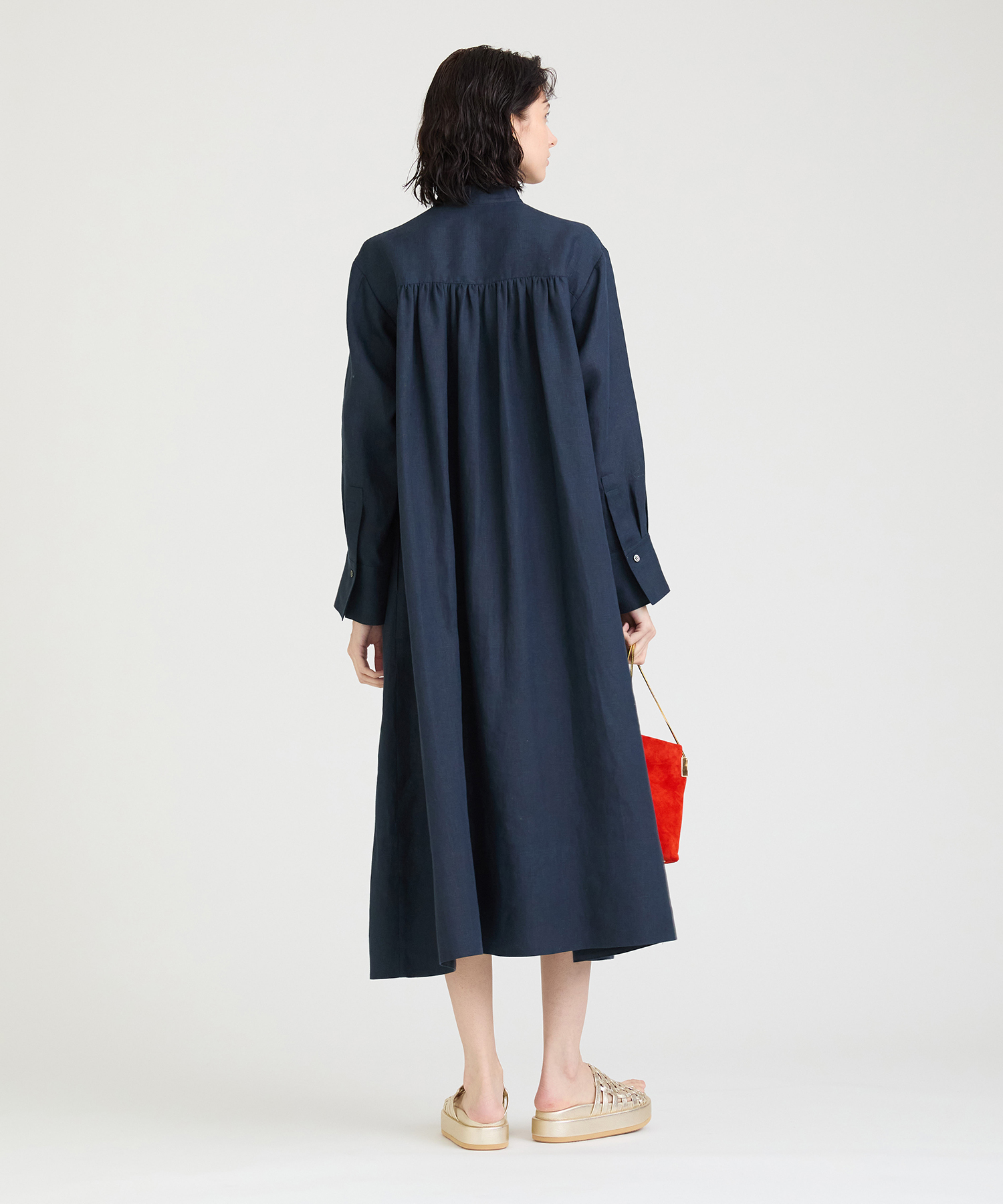 サークルエンブロイダリーリネンワンピース ｜ハウス オブ ロータス