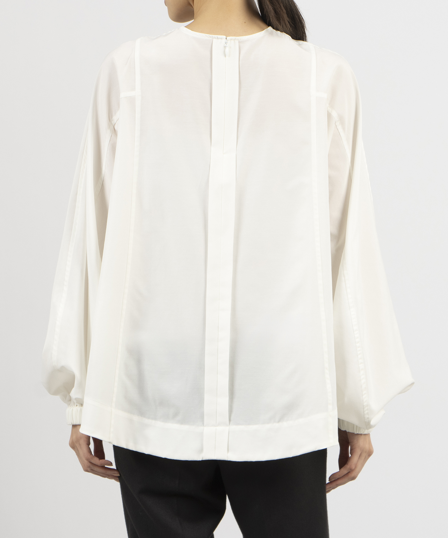 ポリエステルコットンローンブラウス ｜ハウス オブ ロータス＜HOUSE