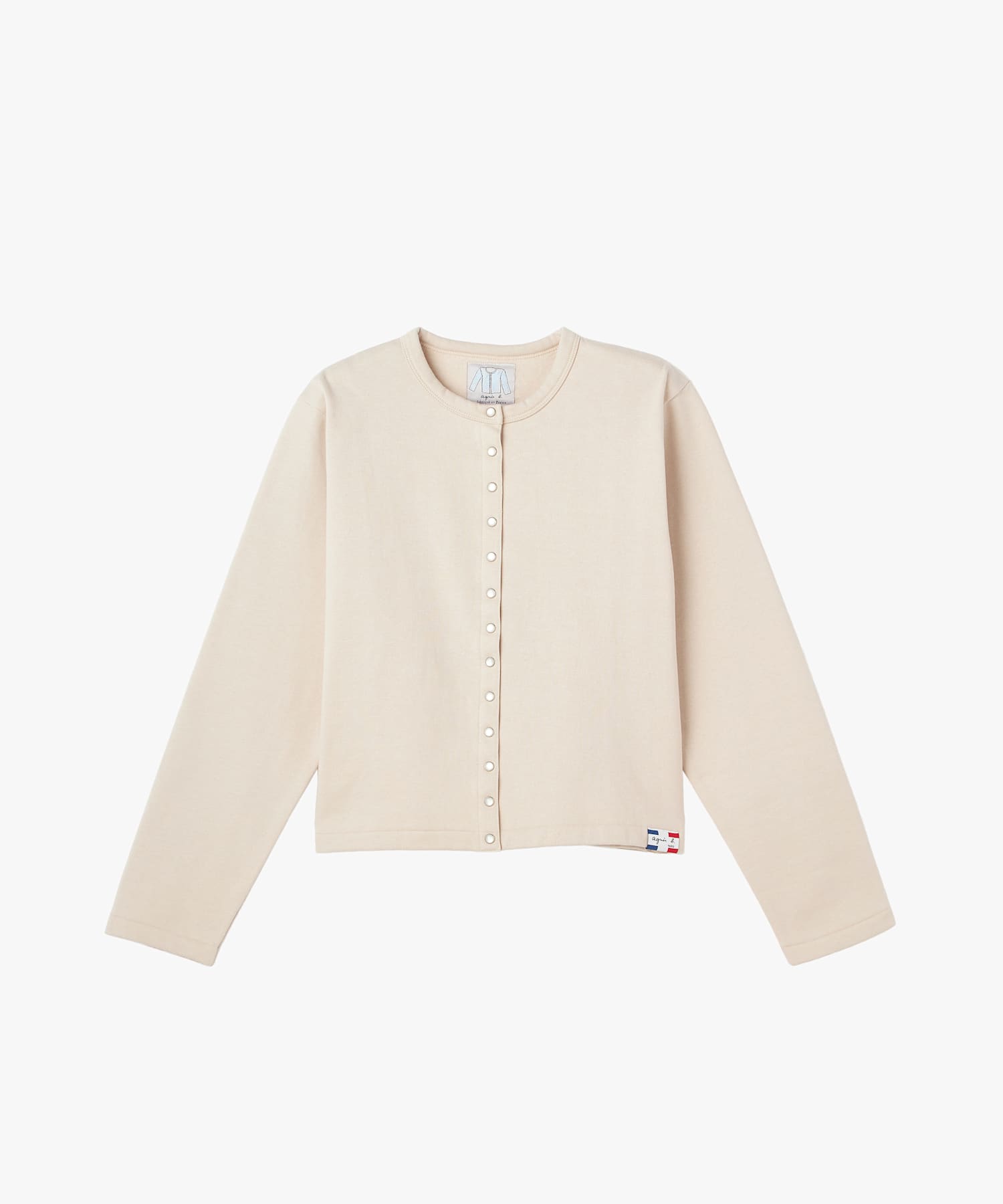 コットン メルトン カーディガンプレッション [Made in France