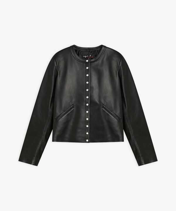 ラムスキン レザー ジャケット ｜agnès b. FEMME（ファム