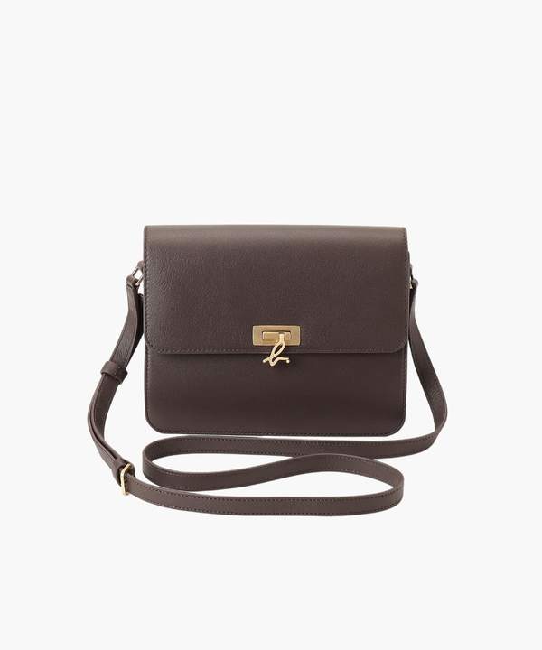 レザー ショルダーバッグ PAS13－05 ｜agnès b. VOYAGE FEMME