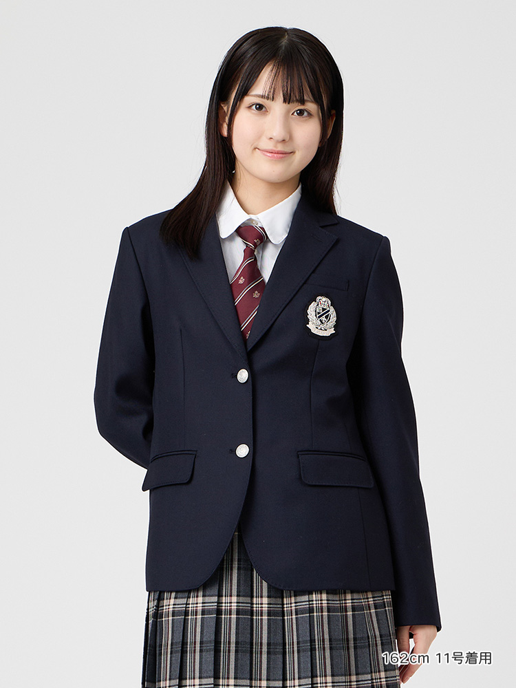 Venus 小さめエンブレム／丈短めブレザー〈2つボタン／シルバー