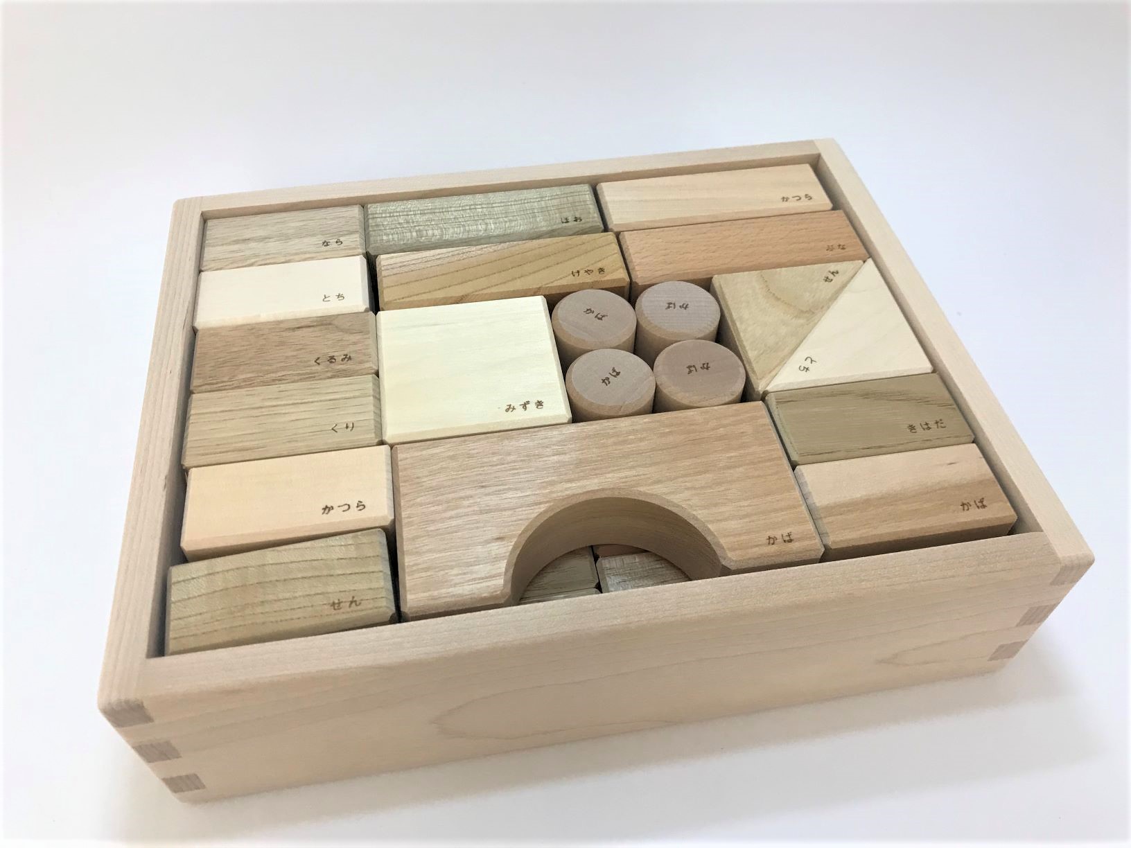 寄木の積木（木箱入り） | ときなるオンラインショップ | 子どもを育む