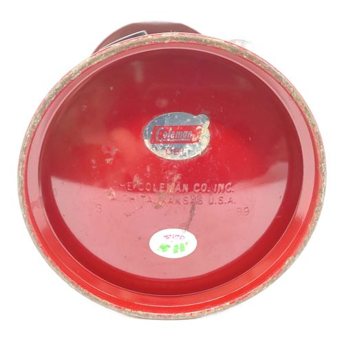 Coleman (コールマン) ガソリンランタン 1989年3月製 旧レッド 廃盤