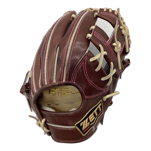 ZETT (ゼット) 硬式グローブ ブラウン PROSTATUS 内野用 BPG-PRO