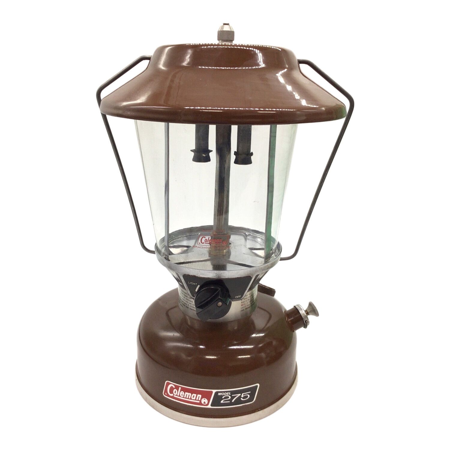 Coleman (コールマン) ガソリンランタン ブラウン テーパークリア