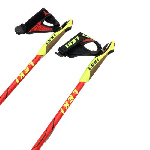 あ*な様 LEKI スキー用ストック 赤/黄 約113cm あ*な様 LEKI スキー用