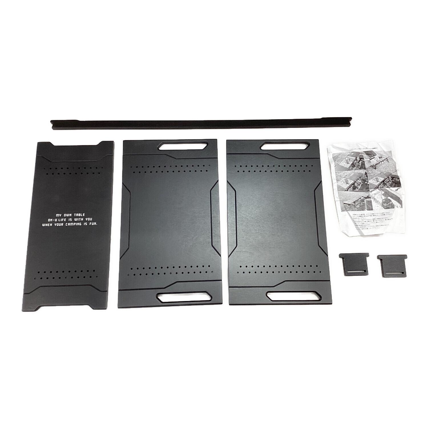 ON U LIFE (オンユーライフ) アウトドアテーブル ブラック IGT規格対応