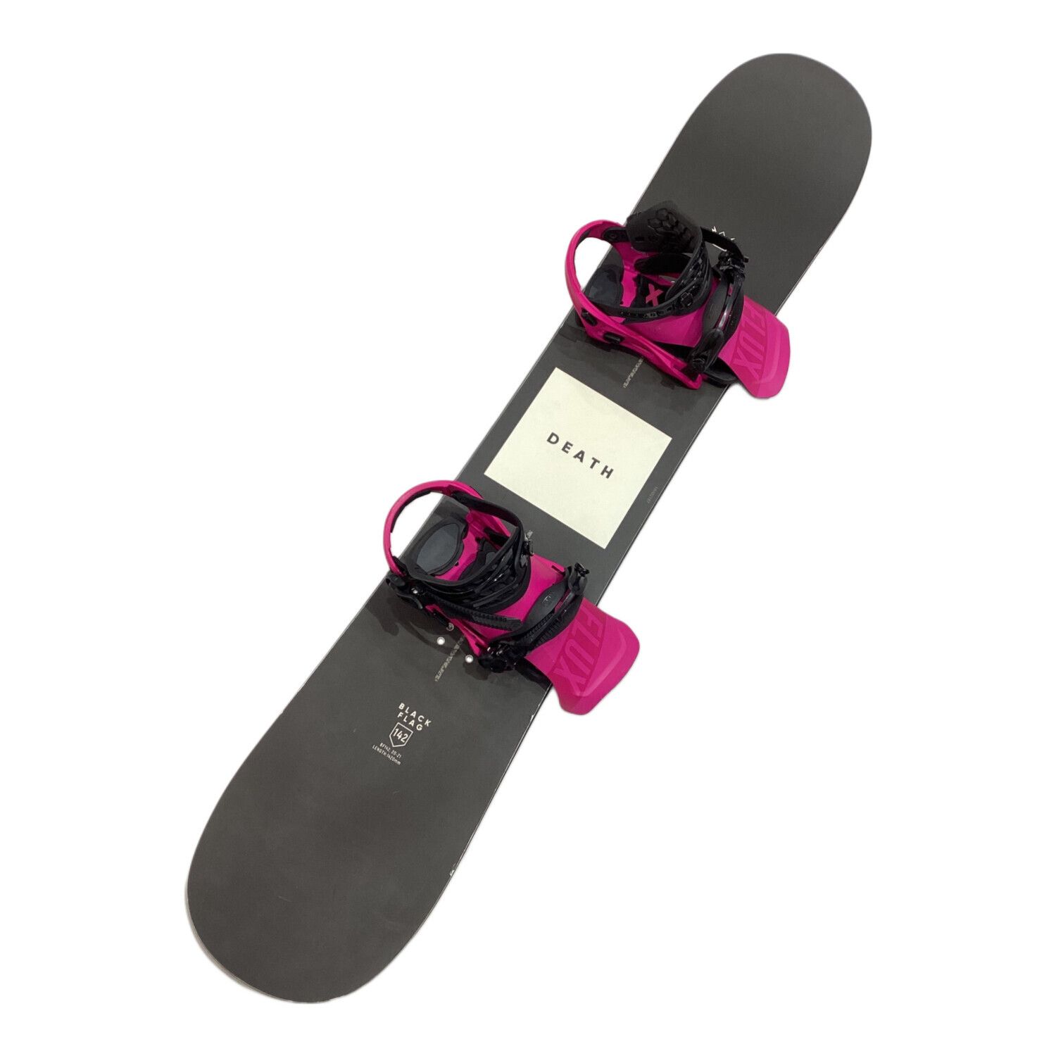 DEATH LABEL (デスレーベル) スノーボード 142cm ブラック 2020-21年