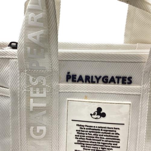 PEARLY GATES (パーリーゲイツ) ゴルフバッグ ホワイト Disney カート