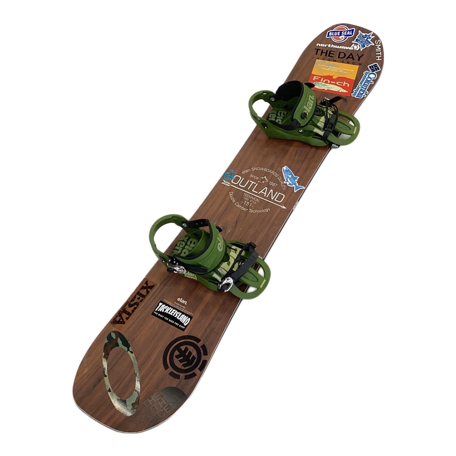 ELAN (エラン) OUTLAND スノーボード 151cm ブラウン｜トレファクONLINE