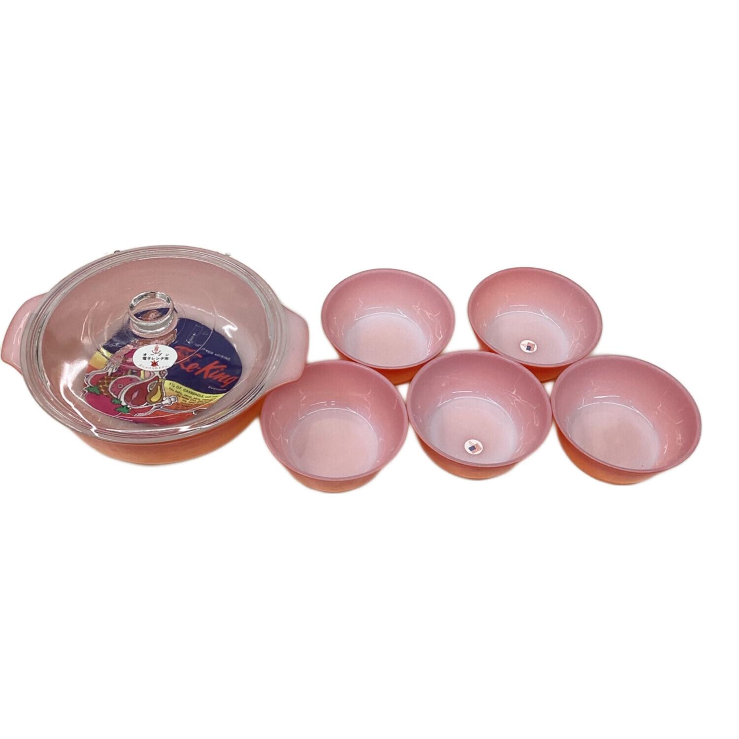 Fire King (ファイヤーキング) 食器セット ボウル①キズ有 ボウル