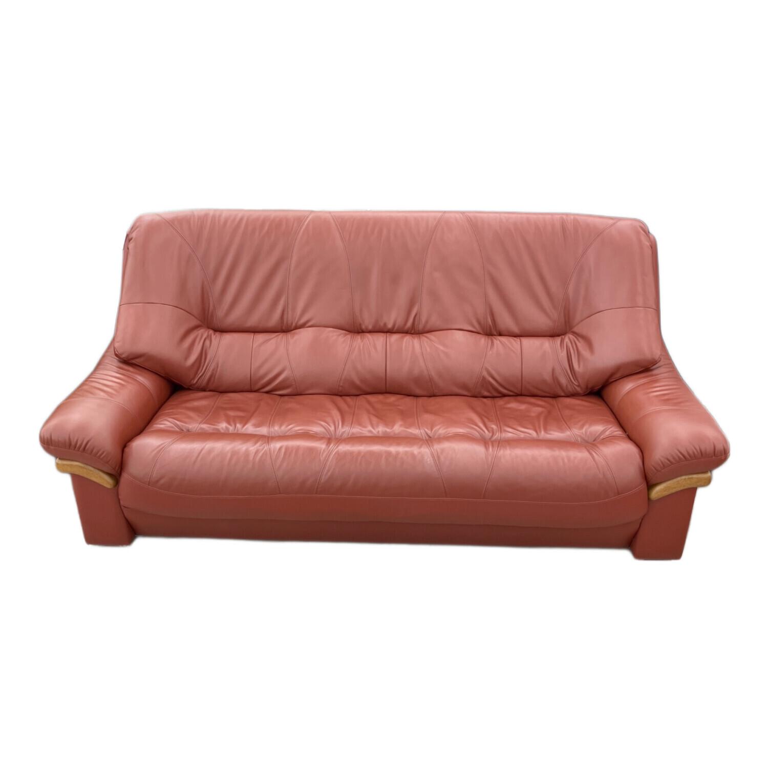 アサヒ 3人掛けソファー レッドブラウン ボーデンDX｜トレファクONLINE