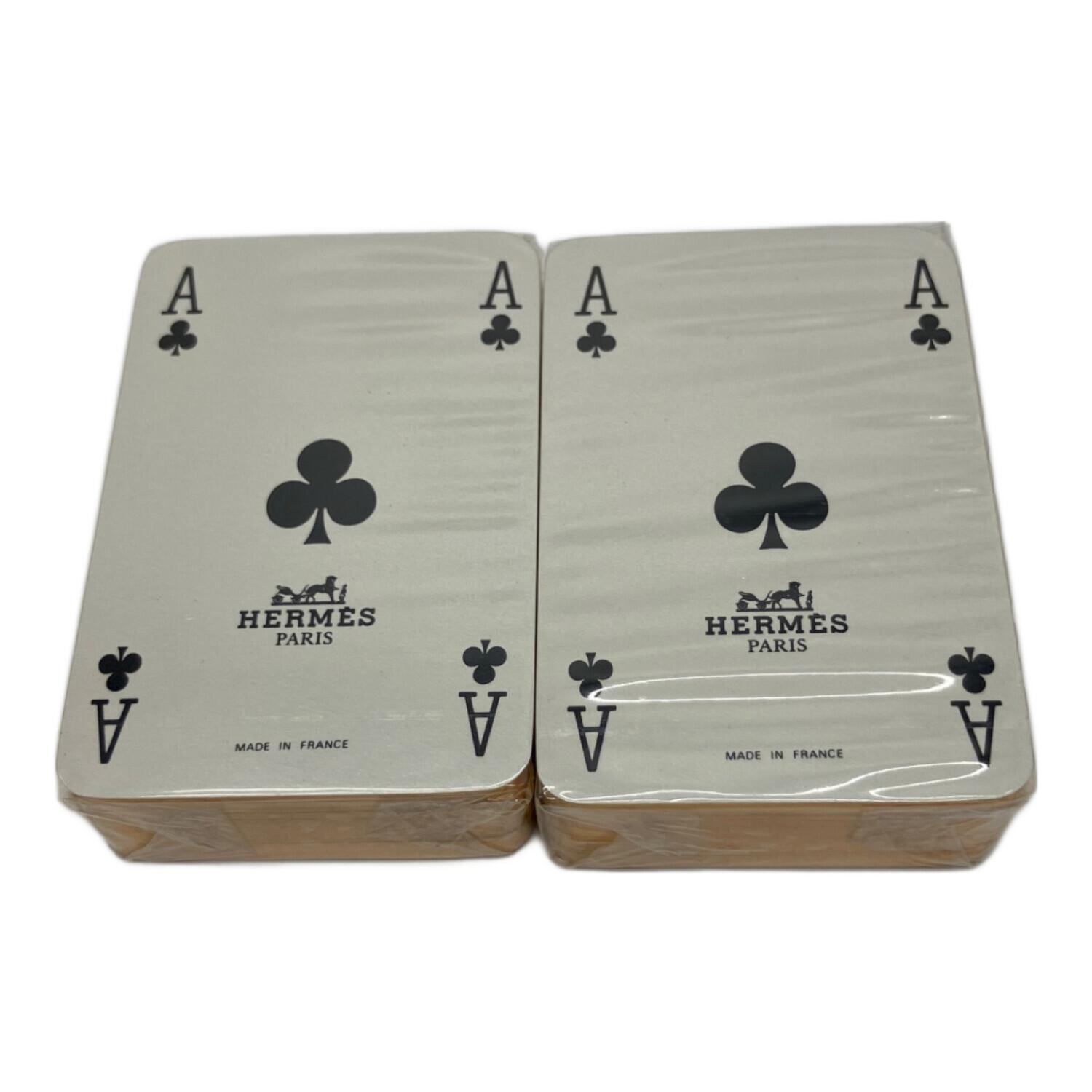 HERMES (エルメス) 犬柄 トランプ（ミニトランプ）2点セツト
