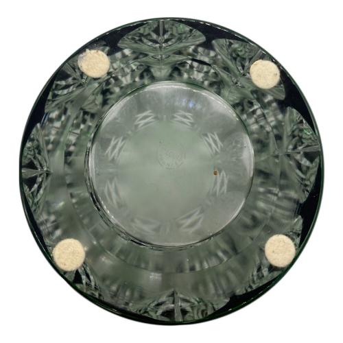 Saint Louis (サンルイ) フラワーベース クリスタルガラス グリーン