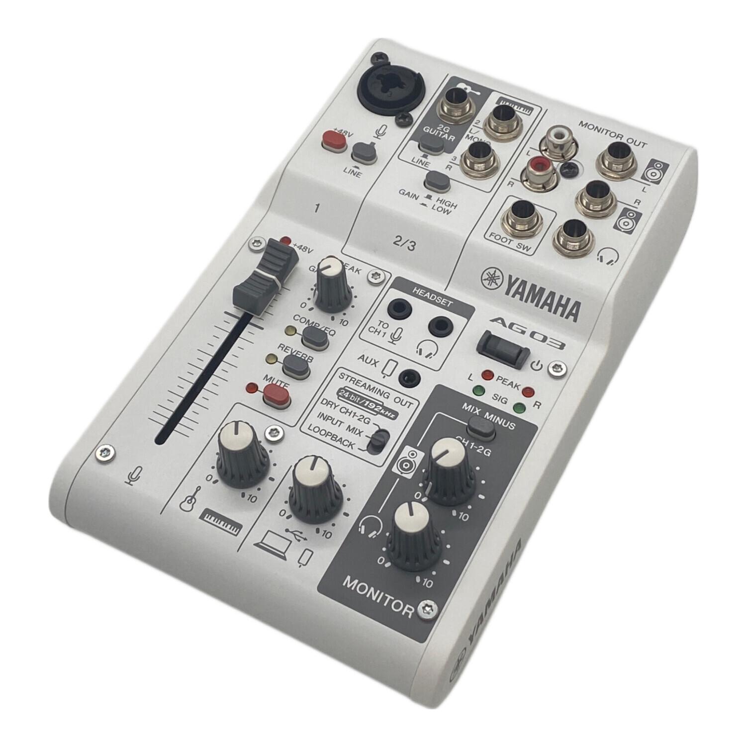 YAMAHA (ヤマハ) オーディオインターフェイス AG03 MK2｜トレファクONLINE